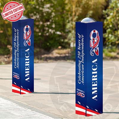 America 250 Coroplast Bollard Cover